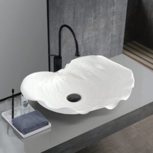 Mossa Slim Trim White Wash Basin