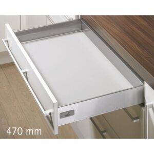 Hettich Innotech 470 mm Drawer Set, Silver, 30 Kg