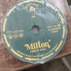 Milton Fiber Disc 177mm x 22mm Aluminium Oxide