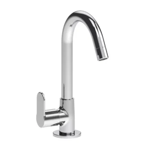 Hindware Swan Neck Tap With Left Hand Knob , Studio (F690013)