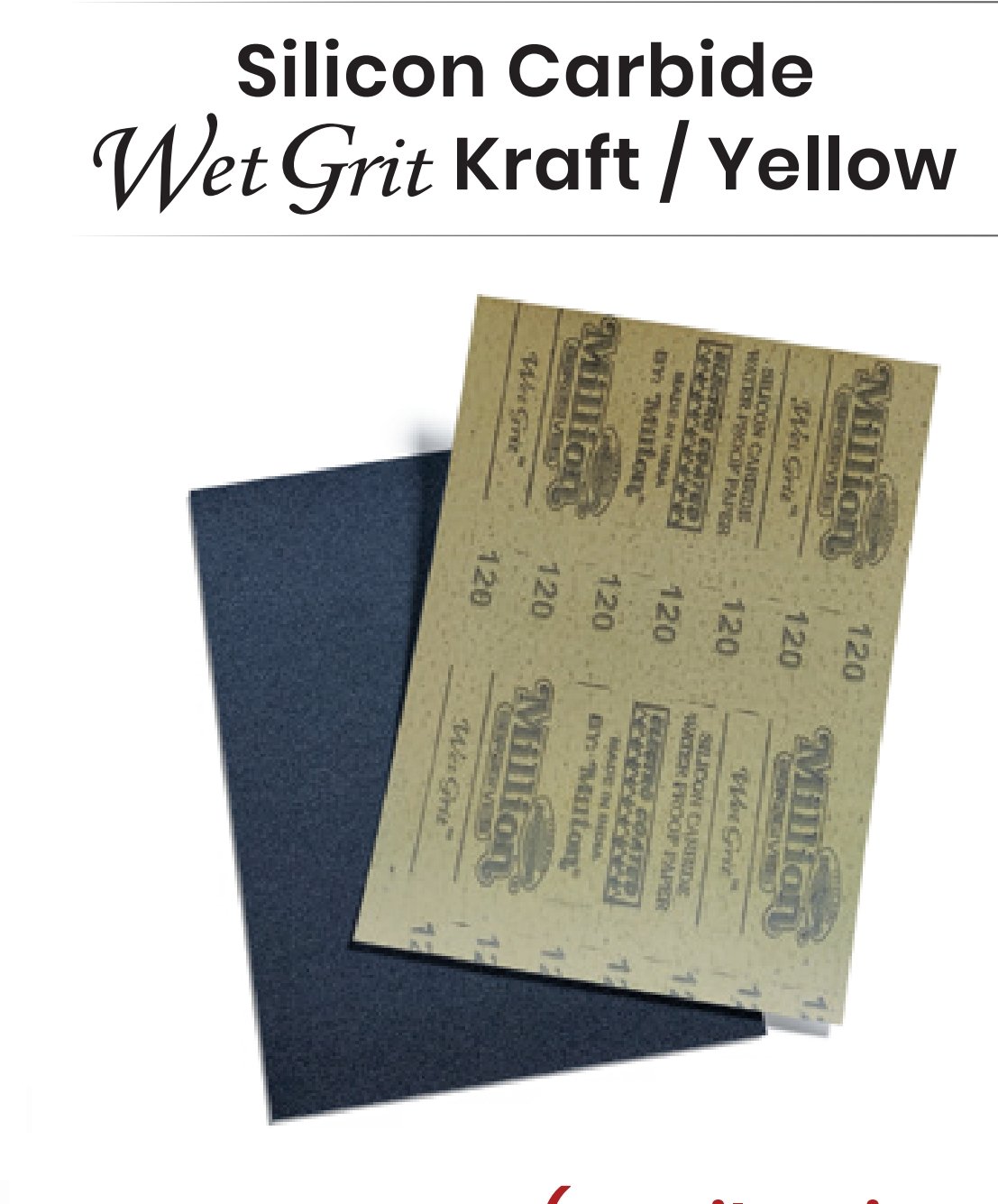 Million Waterproof Paper Sand Paper Sheets Silicone Carbide Electro Coated Black for Industrial Use (500 sheet per Box) - Image 3